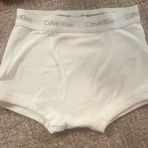 Calvin Klein White Men’s Cotton Boxer Briefs